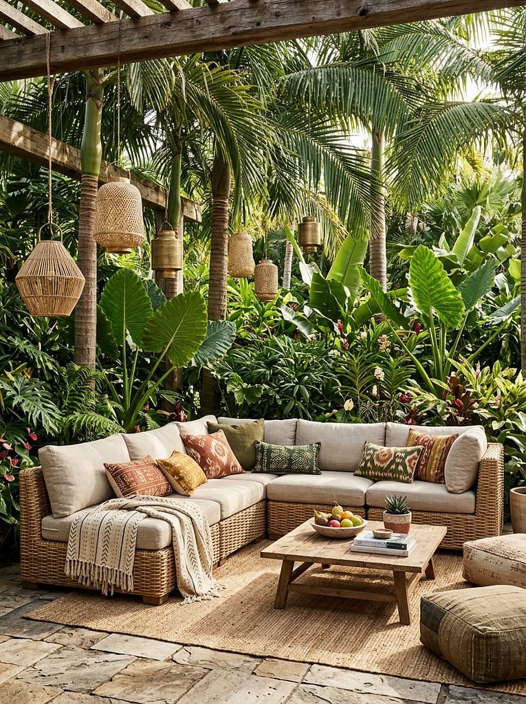 24 Outdoor Modular Seating Ideas for Flexible Comfort 7 Rattan Wicker Seating