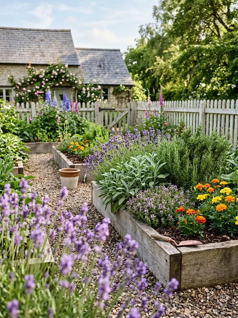 22 Herb Garden Ideas for Fresh Flavor All Year Long 12 Sage Companion Bed