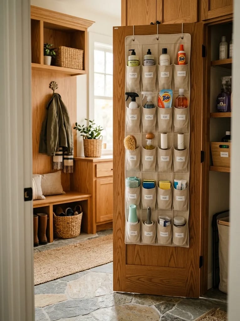 22 Fall Laundry Room Storage Ideas for Tidy Spaces 14 Shoe Organizer Storage