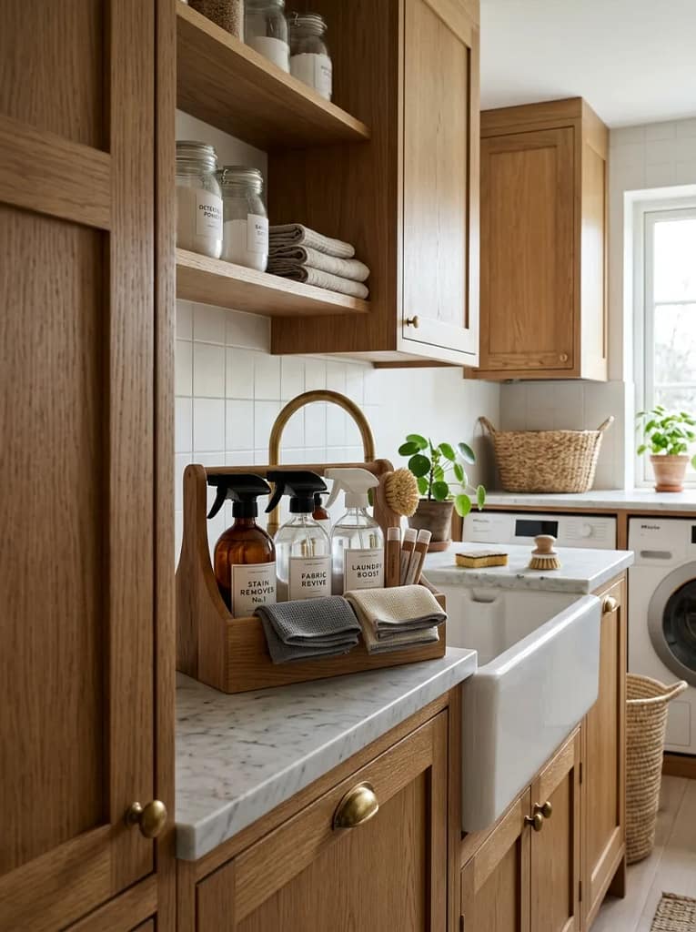 20 Laundry Room Organization Ideas for Clutter Free Space 19 Stain Remover Caddy