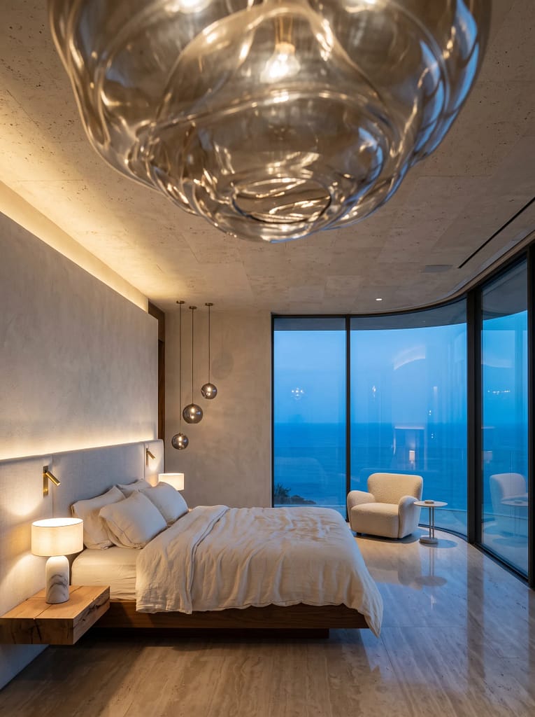 22 Bedroom Ideas for Cozy Stylish Dream Spaces 17 Statement Lighting Bedroom