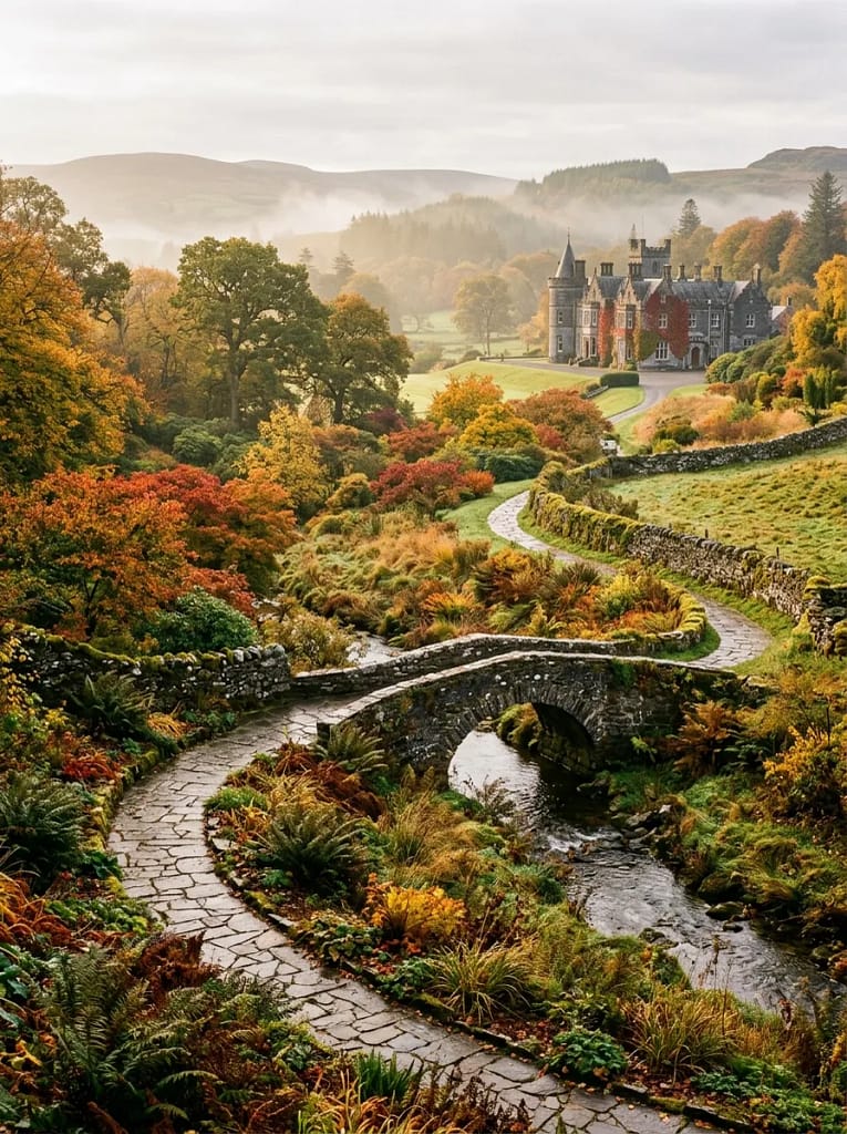 22 Autumn Garden Ideas for Dreamy Seasonal Beauty 7 Stone Garden Path