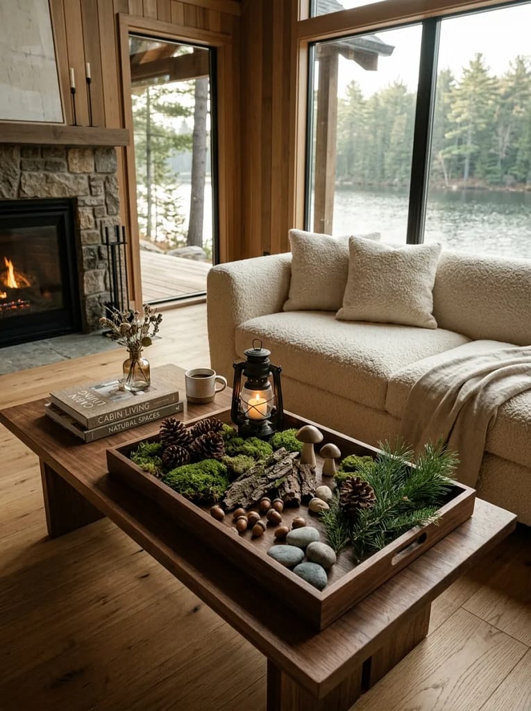 21 Forest Foraging Decor Ideas Full of Rustic Magic 8 Style Wooden Trays with Forest Finds