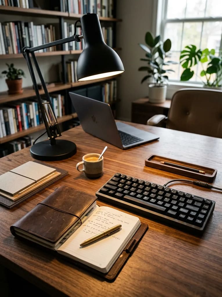 20 Home Office Decor Ideas for Productive Workspaces 20 Task Desk Lamp