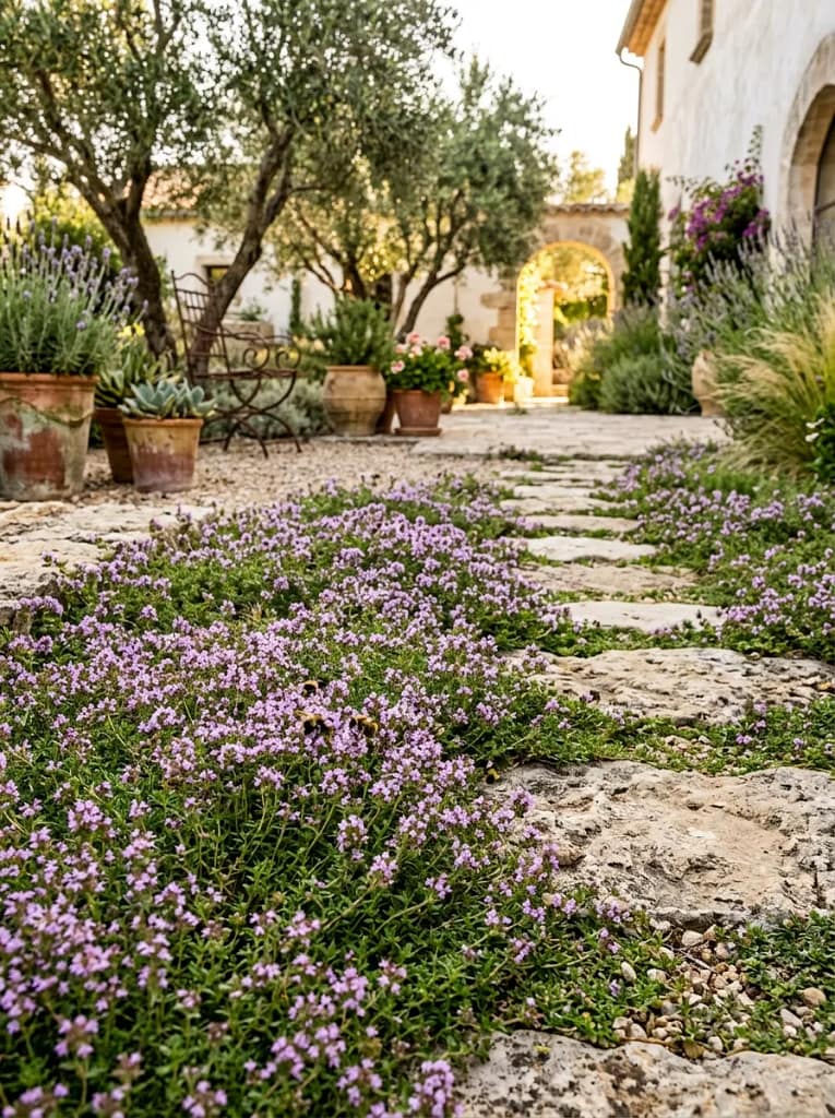 22 Herb Garden Ideas for Fresh Flavor All Year Long 13 Thyme Ground Cover