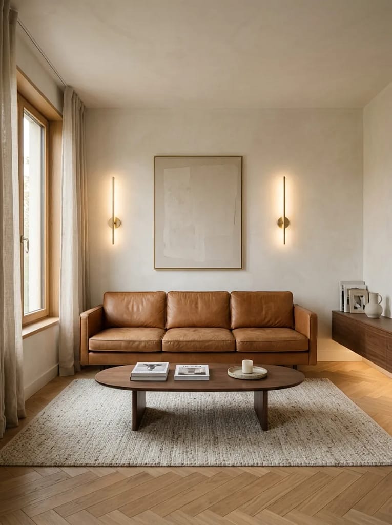 20 Small Living Room Makeover Ideas That Transform 15 Use Wall Sconces Instead of Floor Lamps