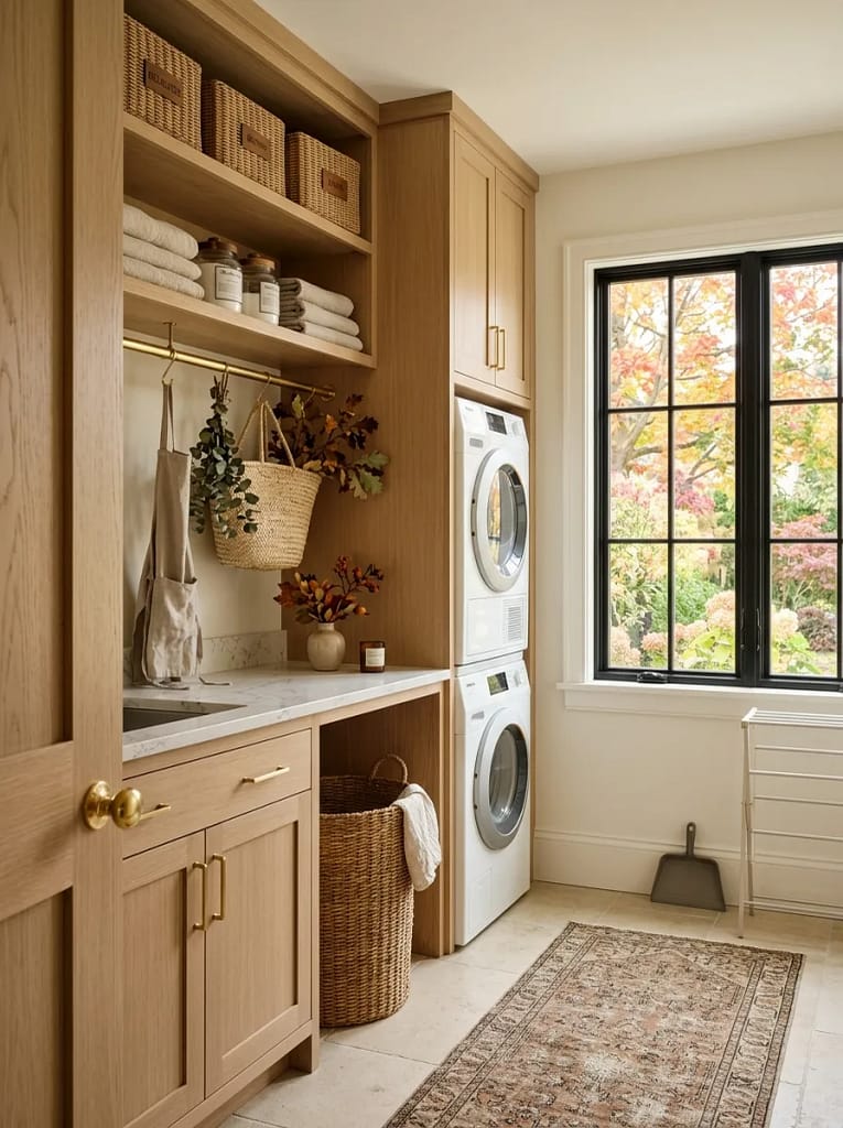 22 Fall Laundry Room Storage Ideas for Tidy Spaces 2 Wall Cabinet Storage