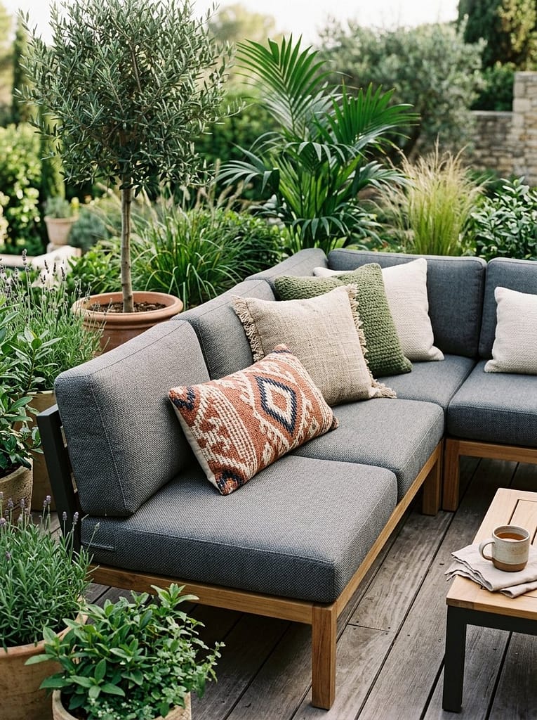 24 Outdoor Modular Seating Ideas for Flexible Comfort 22 Weatherproof Cushion Covers