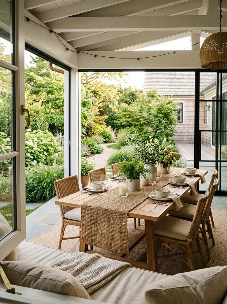 22 Backyard Potluck Table Ideas for Easy Entertaining 20 Weatherproof Table Runner