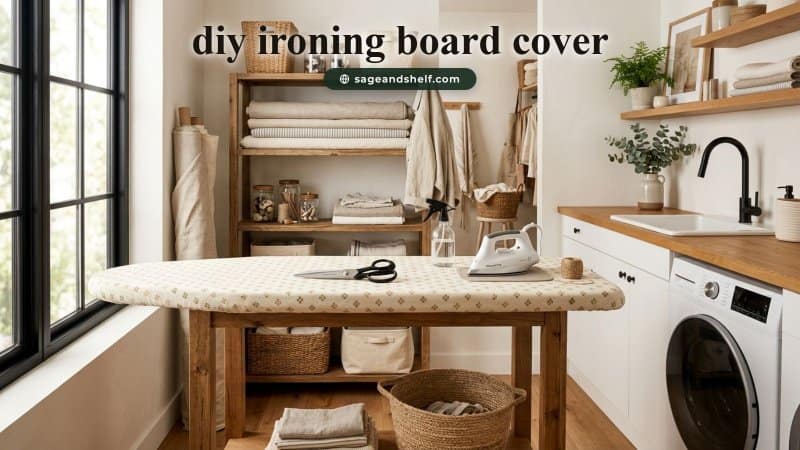 DIY Ironing Board Cover: 7 Easy Steps & Heatproof Tips 5 diy ironing board cover