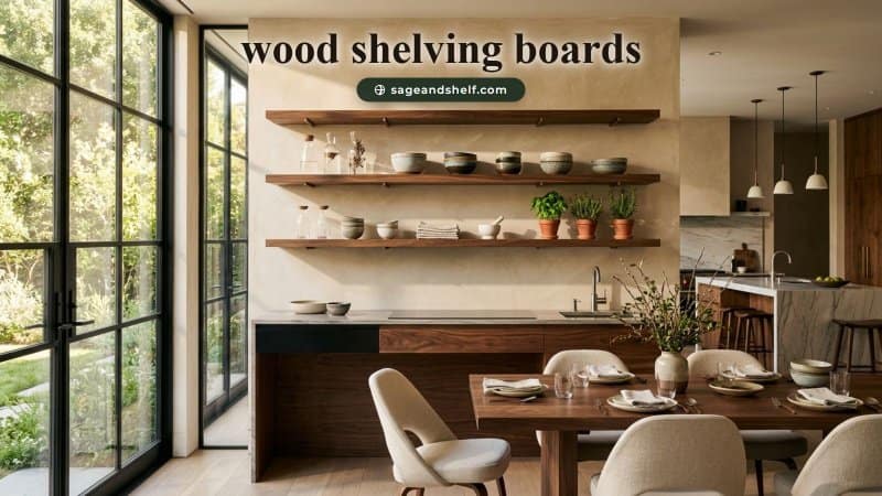 Wood Shelving Boards: 7 Best Modern DIY Styling Tips 5 wood shelving boards