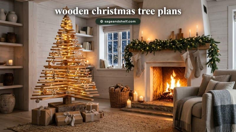 Wooden Christmas Tree Plans: 7 Best DIY Build Steps 2 wooden christmas tree plans