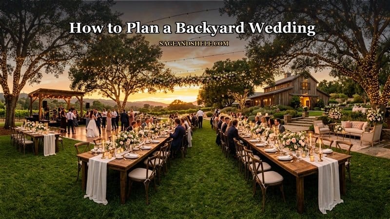 How to Plan a Backyard Wedding: 7 Best DIY Steps & Tips